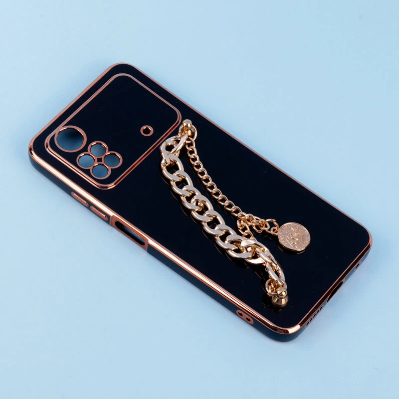 قاب My Case محافظ لنزدار + آویز دستی کارتیر Xiaomi Poco M4 Pro 5G
