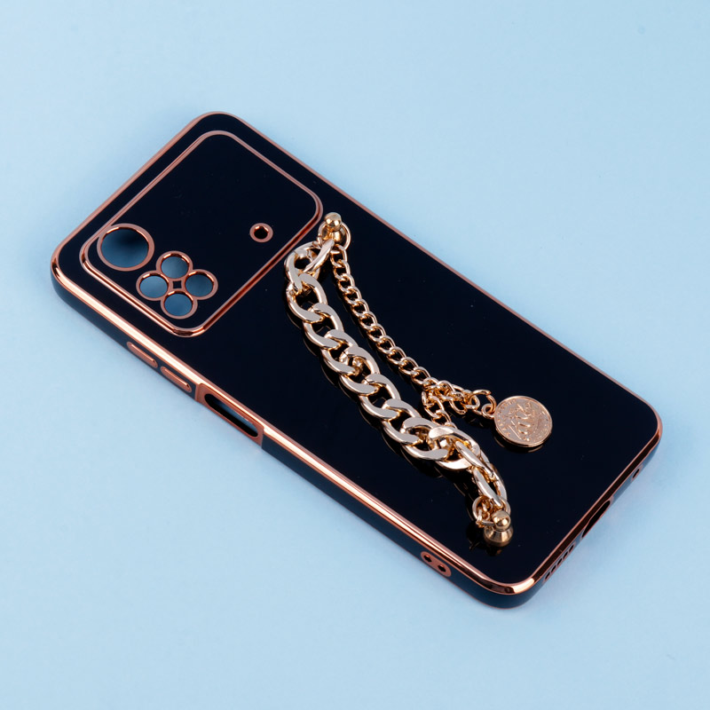 قاب My Case محافظ لنزدار + آویز دستی کارتیر Xiaomi Poco M4 Pro 5G