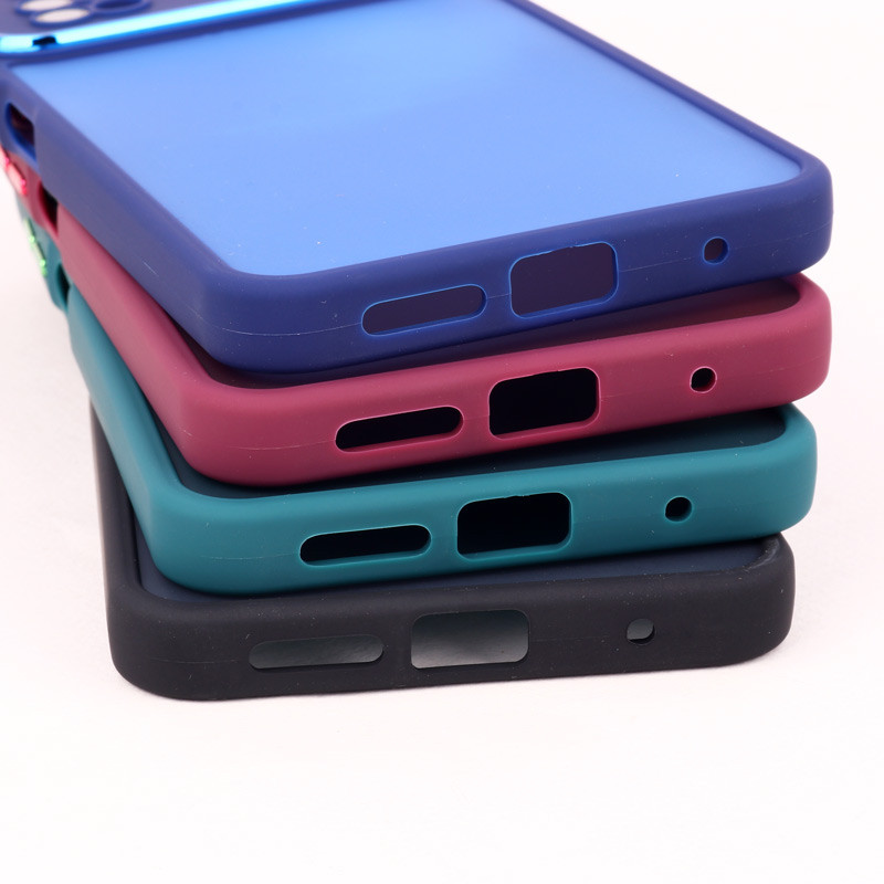 قاب PC متال ایرون مات محافظ لنزدار Xiaomi Poco M4 Pro