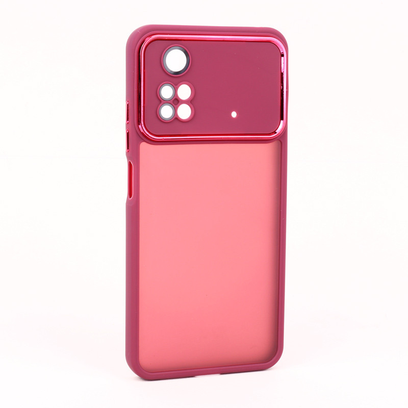 قاب PC متال ایرون مات محافظ لنزدار Xiaomi Poco M4 Pro