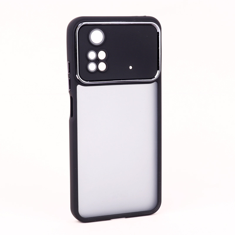 قاب PC متال ایرون مات محافظ لنزدار Xiaomi Poco M4 Pro