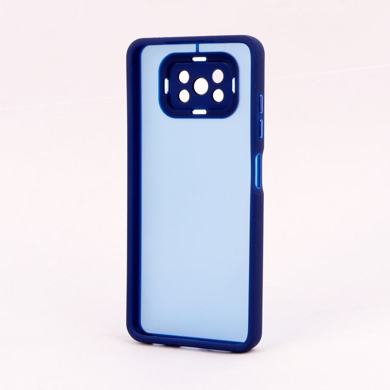 قاب PC متال ایرون مات محافظ لنزدار Xiaomi Poco X3