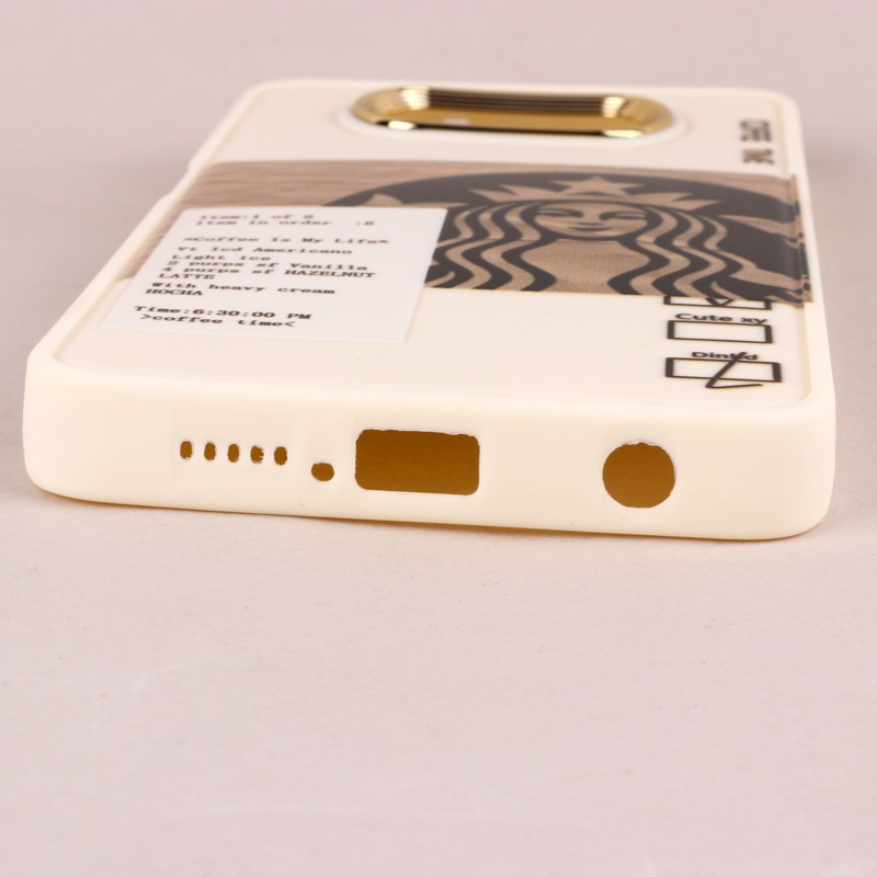 قاب طرحدار Starbucks دور لنز فلزی Xiaomi Poco X3