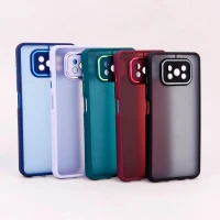 قاب PC متال ایرون مات محافظ لنزدار Xiaomi Poco X3