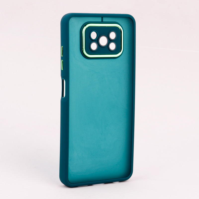 قاب PC متال ایرون مات محافظ لنزدار Xiaomi Poco X3
