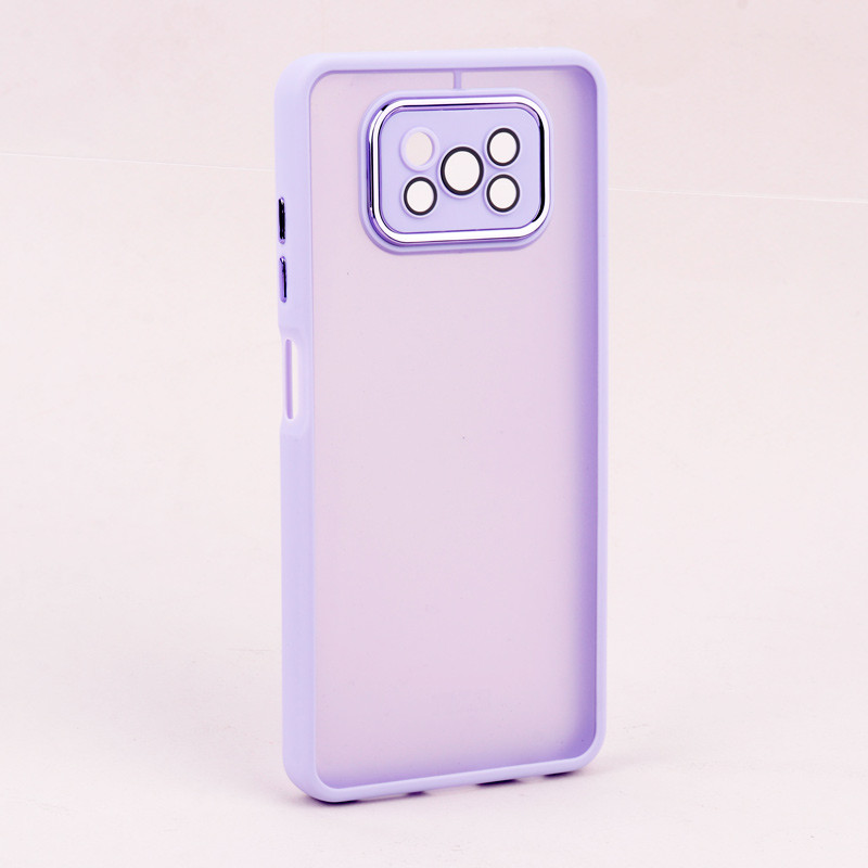 قاب PC متال ایرون مات محافظ لنزدار Xiaomi Poco X3