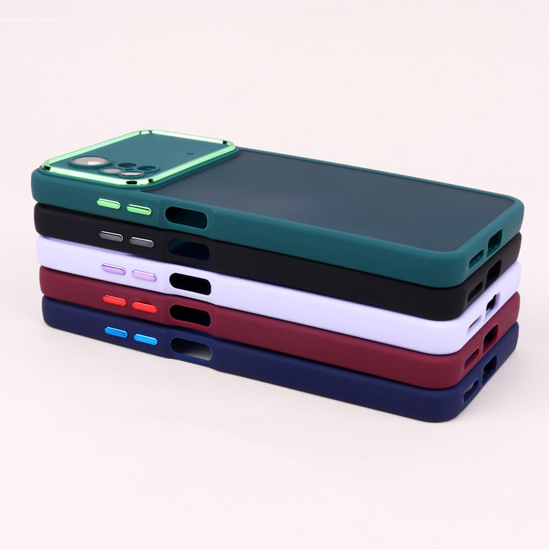 قاب PC متال ایرون مات محافظ لنزدار Xiaomi Poco X4 Pro 5G
