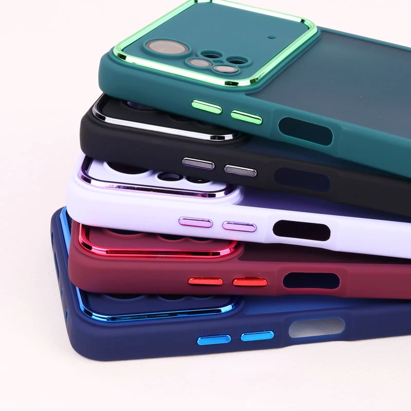 قاب PC شیائومی Poco X4 Pro 5G متال ایرون پشت مات محافظ لنزدار