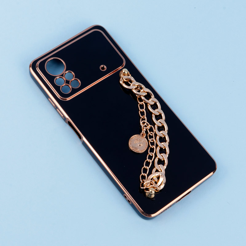 قاب My Case محافظ لنزدار + آویز دستی کارتیر Xiaomi Poco X4 Pro 5G