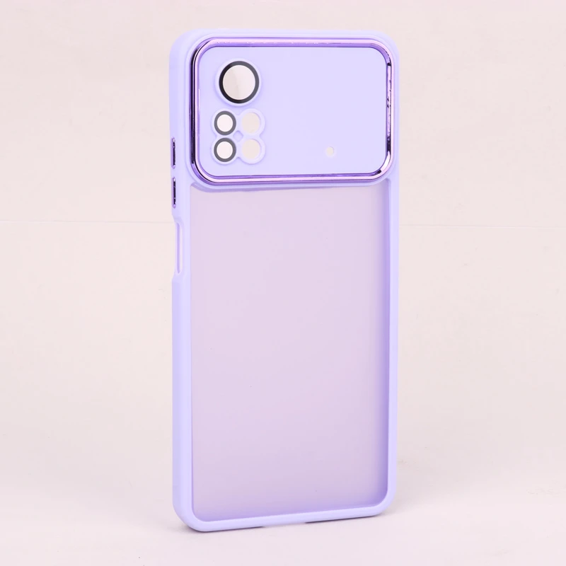 قاب PC شیائومی Poco X4 Pro 5G متال ایرون پشت مات محافظ لنزدار