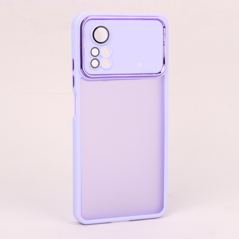 قاب PC متال ایرون مات محافظ لنزدار Xiaomi Poco X4 Pro 5G