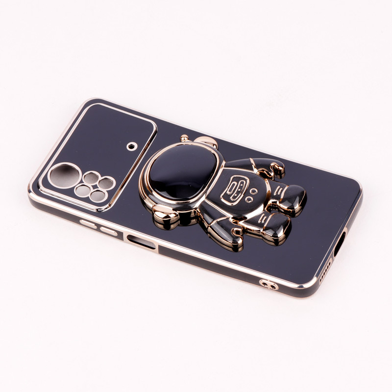 قاب براق My Case استند آدمکی محافظ لنزدار Xiaomi Poco X4 Pro 5G