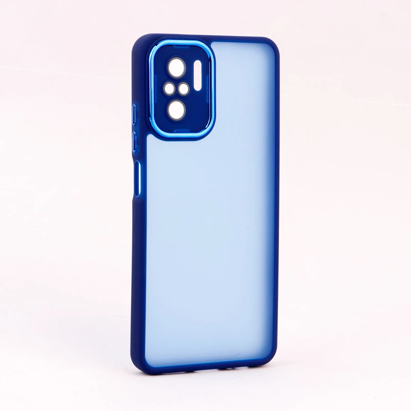 قاب PC شیائومی Redmi Note 10 / 10s متال ایرون پشت مات محافظ لنزدار