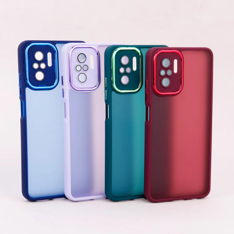 قاب PC شیائومی Redmi Note 10 / 10s متال ایرون پشت مات محافظ لنزدار