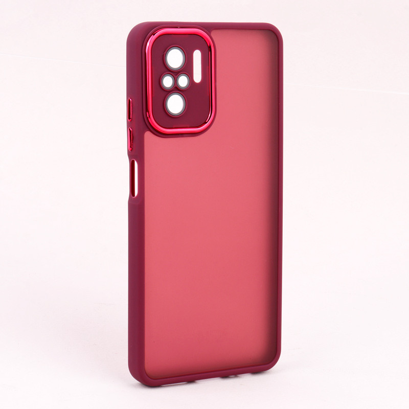 قاب PC متال ایرون مات محافظ لنزدار Xiaomi Redmi Note 10 / 10s