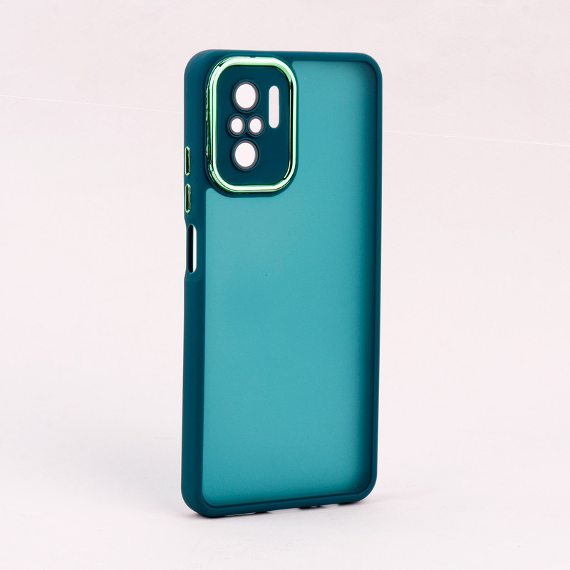قاب PC متال ایرون مات محافظ لنزدار Xiaomi Redmi Note 10 / 10s