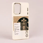 قاب طرحدار Starbucks دور لنز فلزی Xiaomi Redmi Note 10 Pro 4G