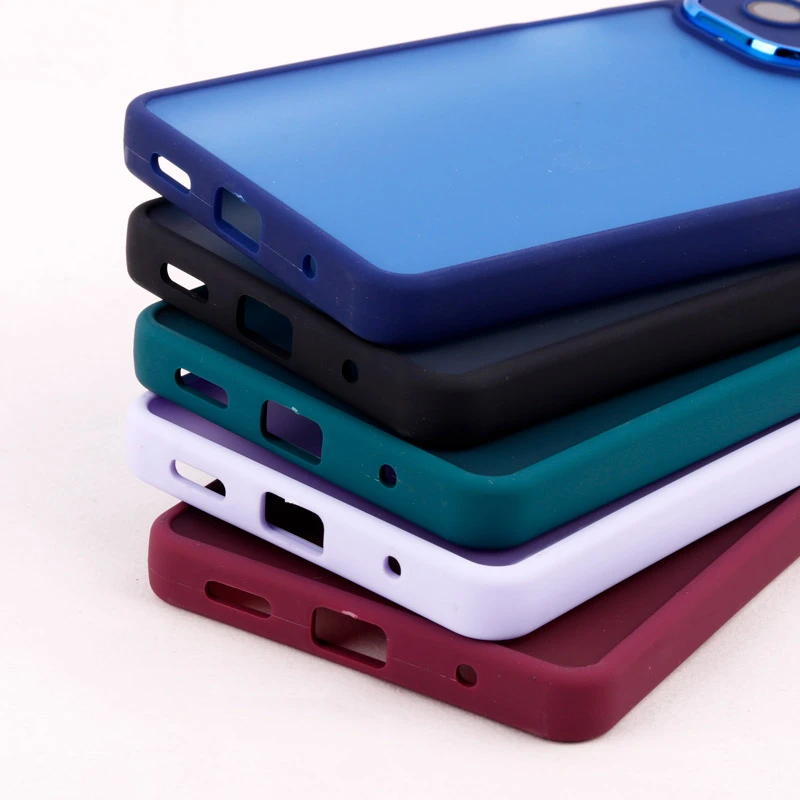 قاب PC شیائومی Redmi Note 10 Pro 4G متال ایرون پشت مات محافظ لنزدار