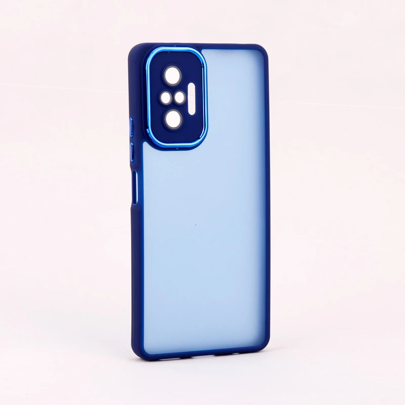 قاب PC شیائومی Redmi Note 10 Pro 4G متال ایرون پشت مات محافظ لنزدار
