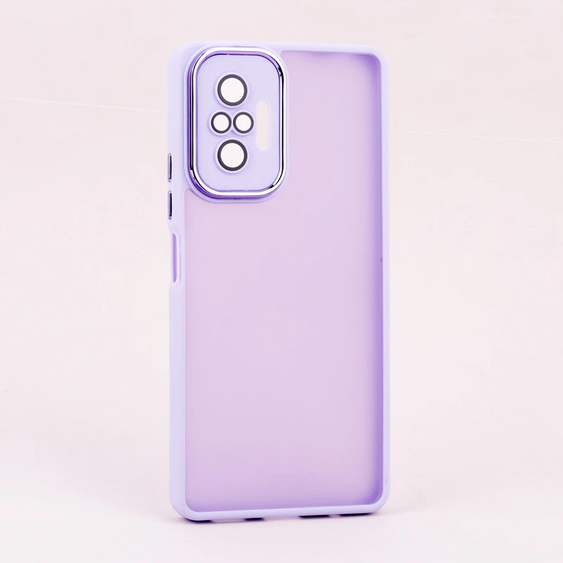 قاب PC شیائومی Redmi Note 10 Pro 4G متال ایرون پشت مات محافظ لنزدار