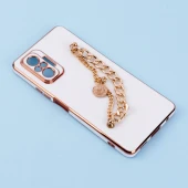 قاب My Case محافظ لنزدار + آویز دستی کارتیر Xiaomi Redmi Note 10 Pro سفید