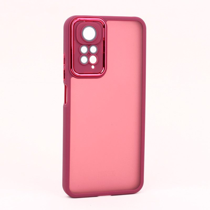 قاب PC متال ایرون مات محافظ لنزدار Xiaomi Redmi Note 11 / 11s