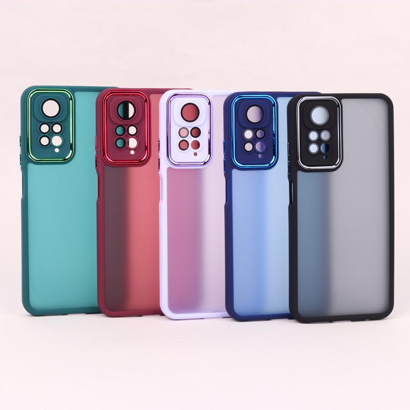 قاب PC متال ایرون مات محافظ لنزدار Xiaomi Redmi Note 11 / 11s