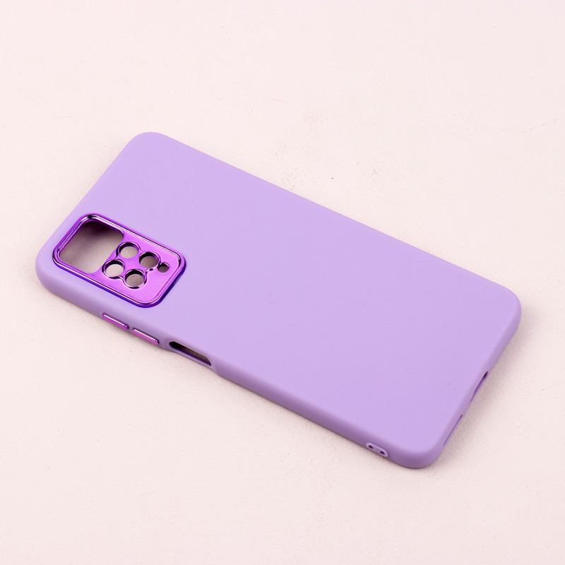 قاب طرح سیلیکونی محافظ لنزدار براق Xiaomi Redmi Note 11 Pro 5G
