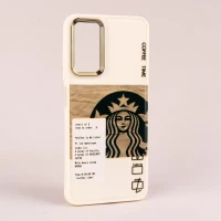 قاب طرحدار Starbucks دور لنز فلزی Xiaomi Redmi Note 11 Pro