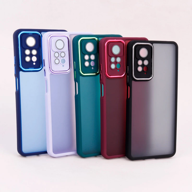 قاب PC شیائومی Redmi Note 11 Pro متال ایرون پشت مات محافظ لنزدار