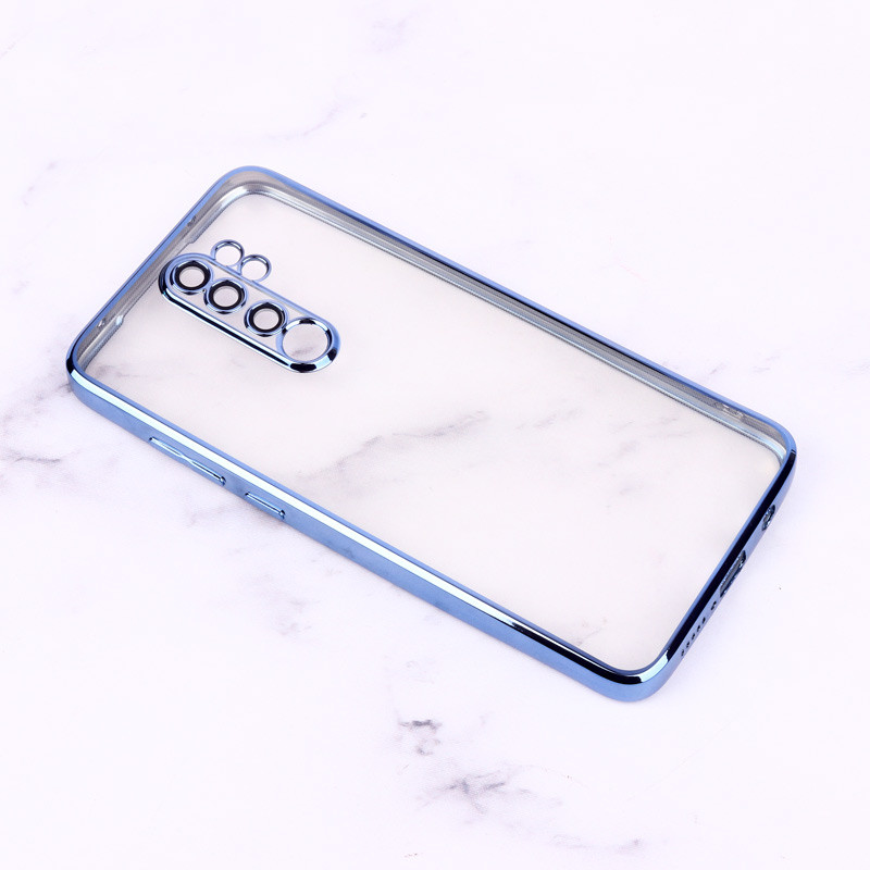 قاب ساده شفاف دور رنگی محافظ لنزدار Xiaomi Redmi Note 8 Pro