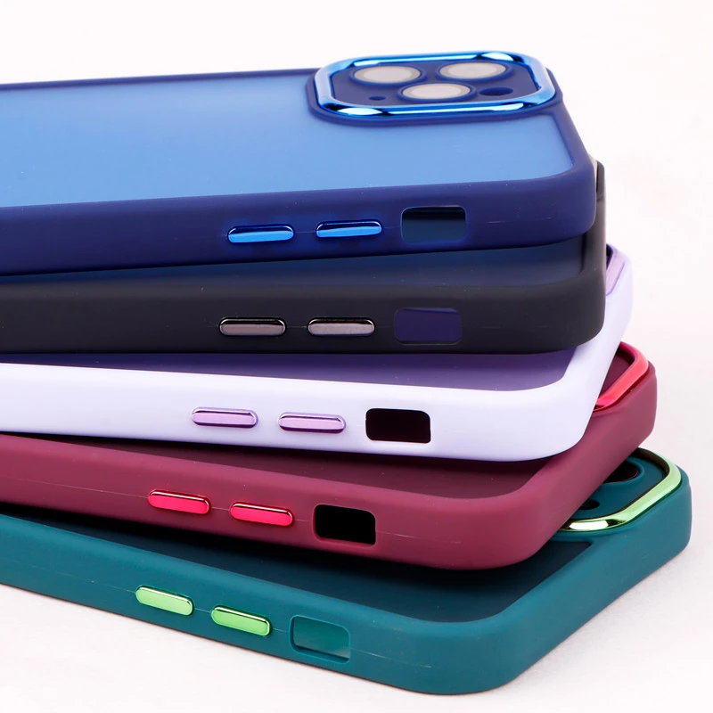 قاب PC آیفون iPhone 11 Pro Max متال ایرون پشت مات محافظ لنزدار