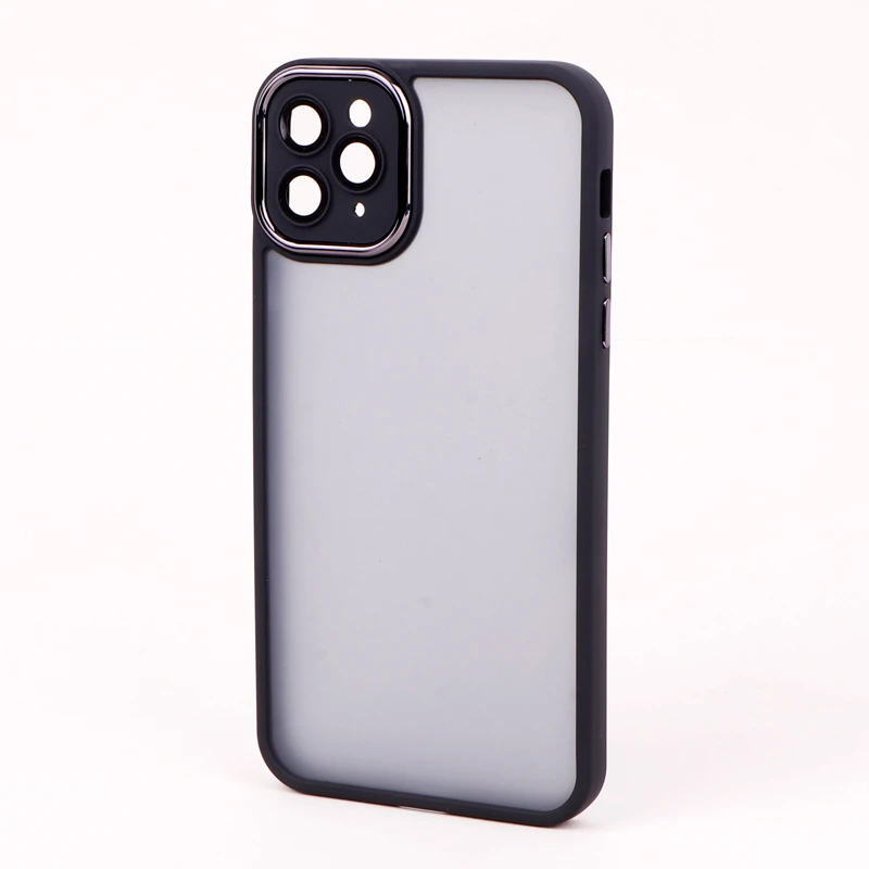 قاب PC آیفون iPhone 11 Pro Max متال ایرون پشت مات محافظ لنزدار