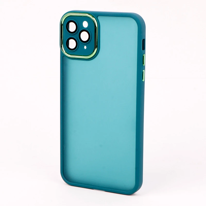 قاب PC آیفون iPhone 11 Pro Max متال ایرون پشت مات محافظ لنزدار