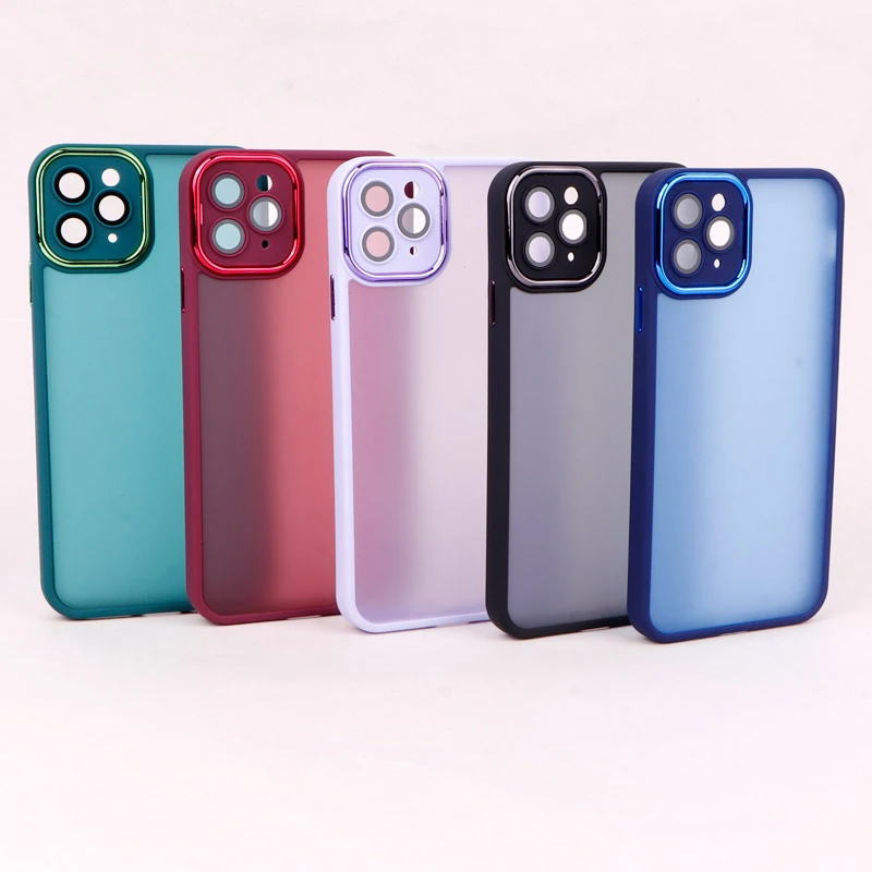 قاب PC آیفون iPhone 11 Pro Max متال ایرون پشت مات محافظ لنزدار