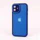 قاب PC آیفون iPhone 12 متال ایرون پشت مات محافظ لنزدار