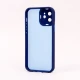 قاب PC آیفون iPhone 12 متال ایرون پشت مات محافظ لنزدار
