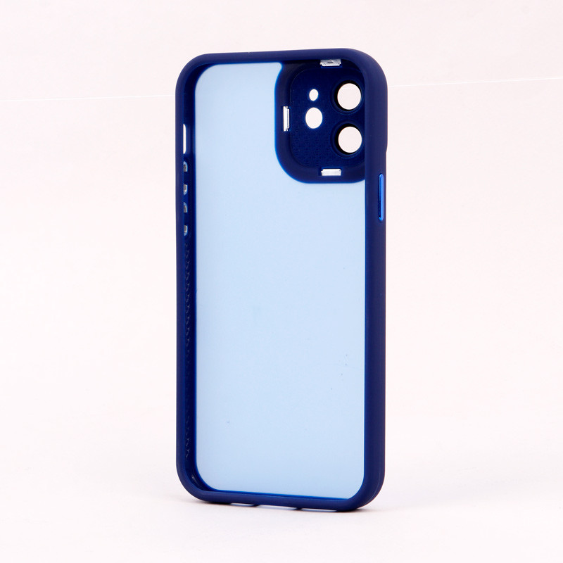 قاب PC متال ایرون مات محافظ لنزدار iPhone 12