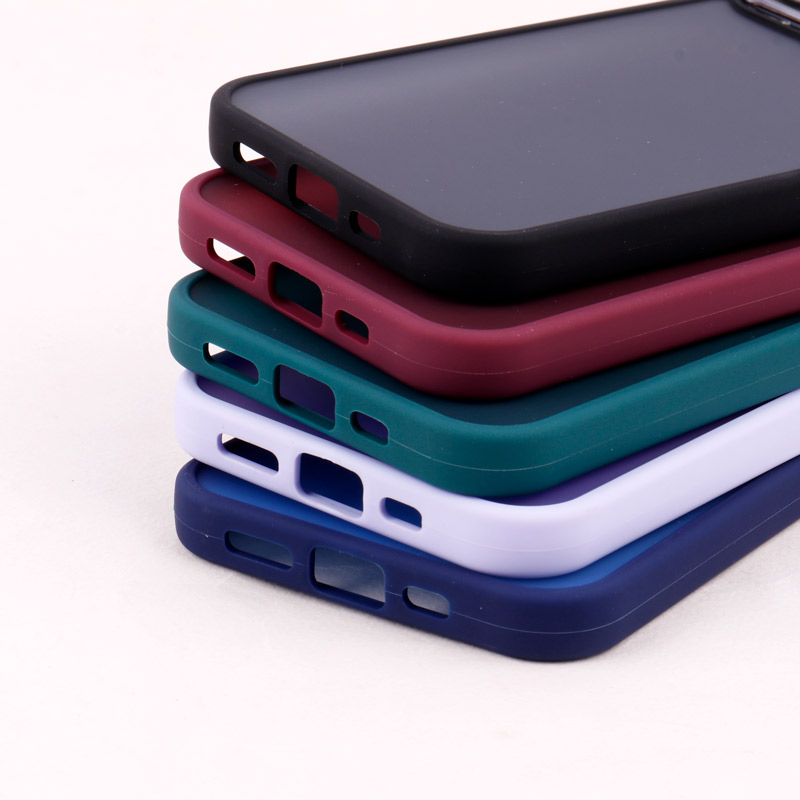 قاب PC متال ایرون مات محافظ لنزدار iPhone 12