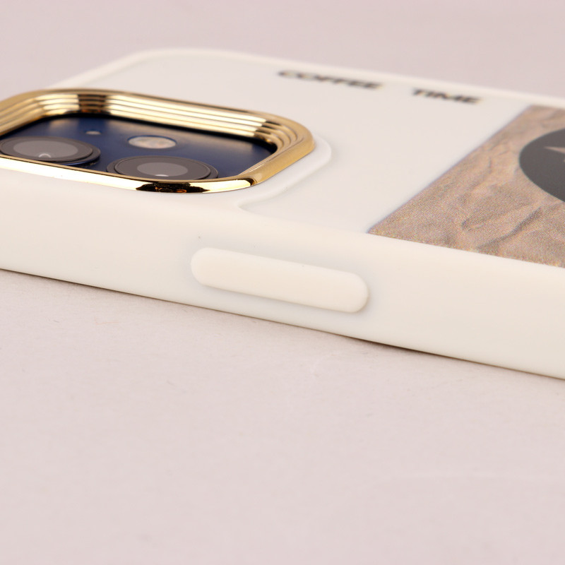 قاب طرحدار Starbucks دور لنز فلزی iPhone 12