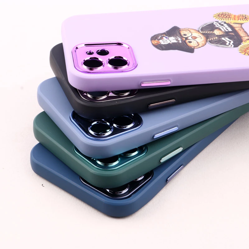 قاب آیفون iPhone 12 متال ایرون فانتزی محافظ لنزدار