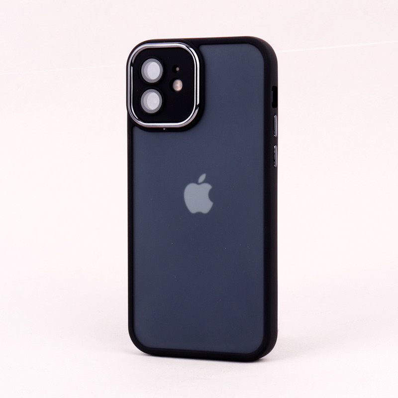 قاب PC متال ایرون مات محافظ لنزدار iPhone 12