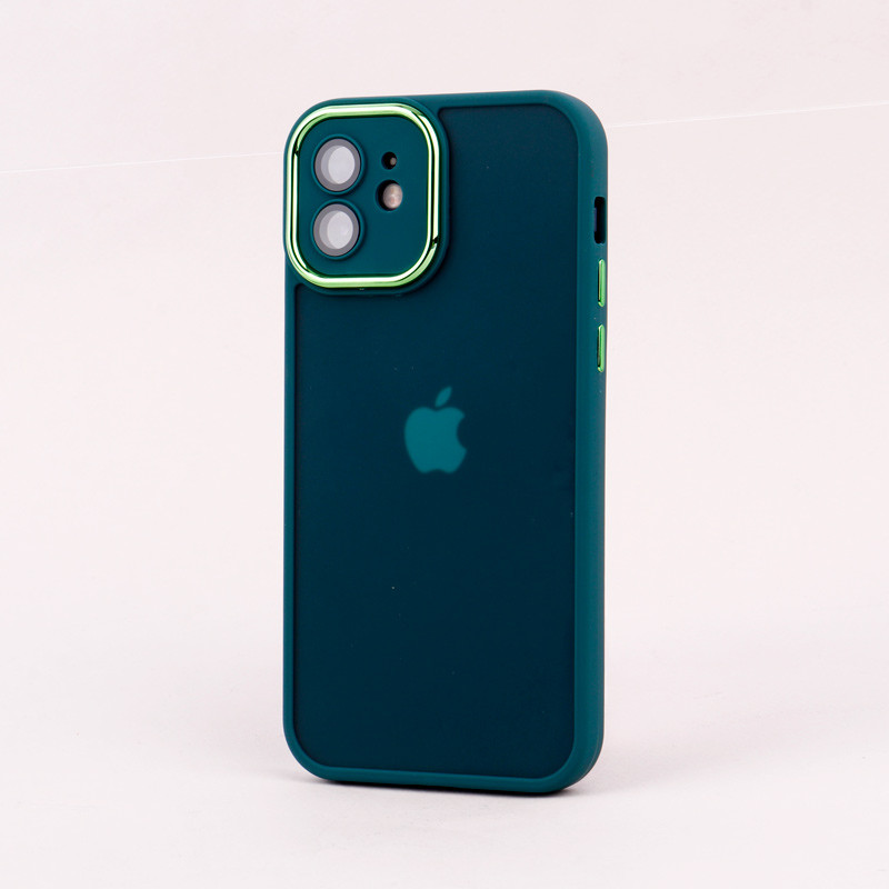 قاب PC متال ایرون مات محافظ لنزدار iPhone 12