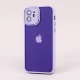 قاب PC آیفون iPhone 12 متال ایرون پشت مات محافظ لنزدار