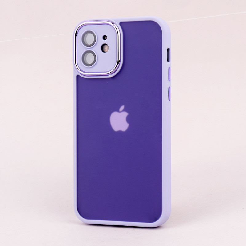 قاب PC متال ایرون مات محافظ لنزدار iPhone 12