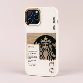 قاب طرحدار Starbucks دور لنز فلزی iPhone 12 Pro Max