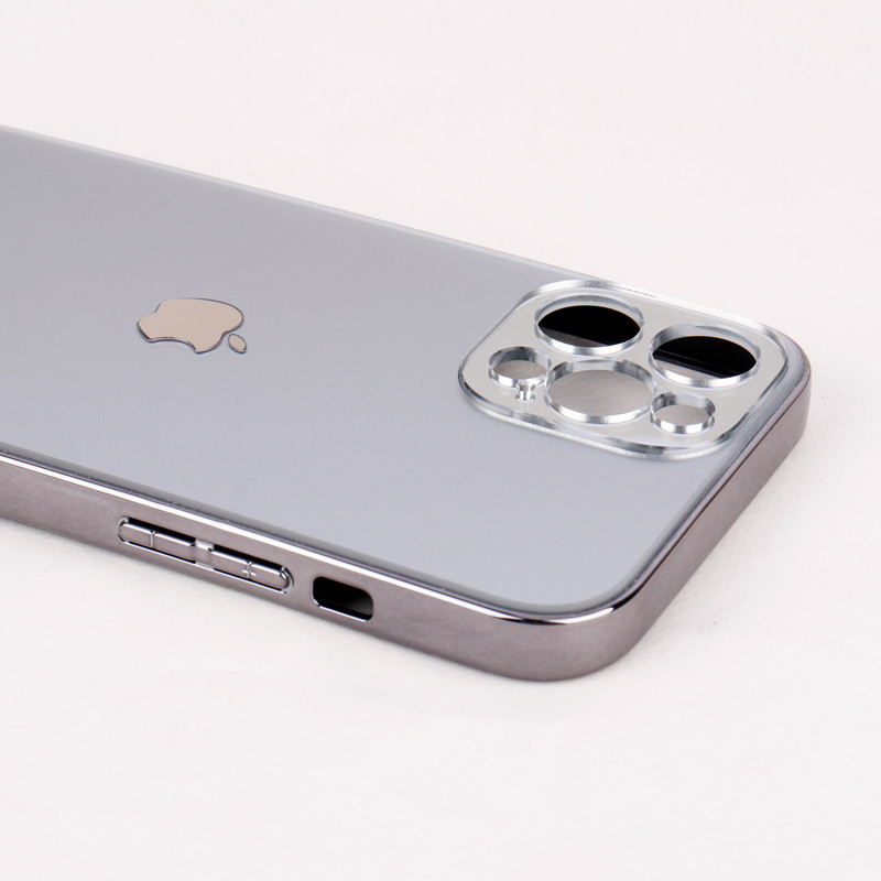 قاب براق My Case Keephone Original محافظ لنزدار iPhone 12 Pro Max نقره ای