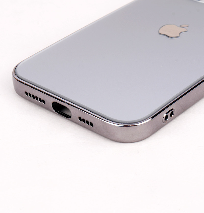 قاب براق My Case Keephone Original محافظ لنزدار iPhone 12 Pro Max نقره ای