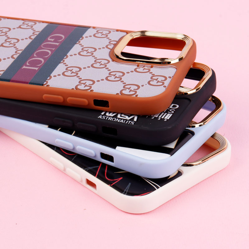 قاب طرحدار دور لنز فلزی iPhone 12 Pro Max