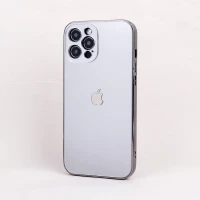 قاب براق My Case Keephone Original محافظ لنزدار iPhone 12 Pro Max نقره ای